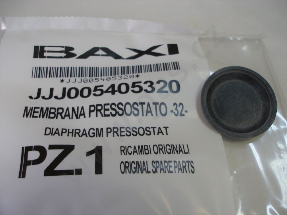 Membrane de vanne trois voies BAXI 5405320