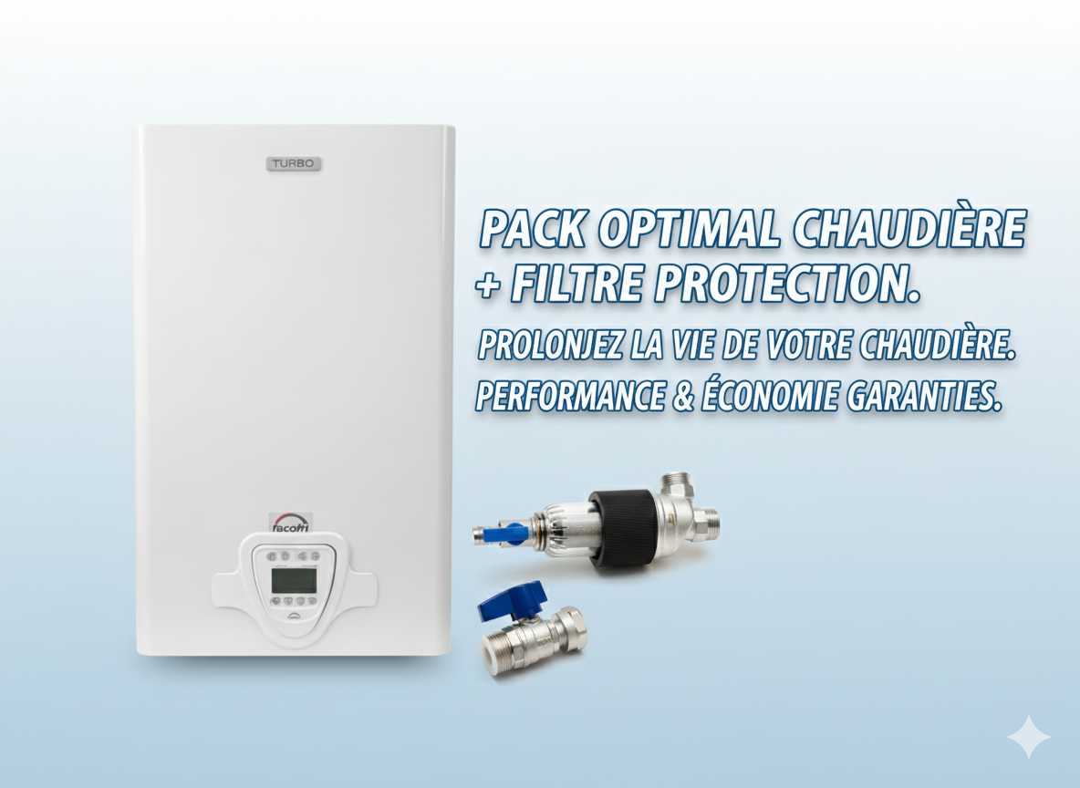 Pack Promo Chaudière Facofri Turbo 24 kW + Filtre de Protection