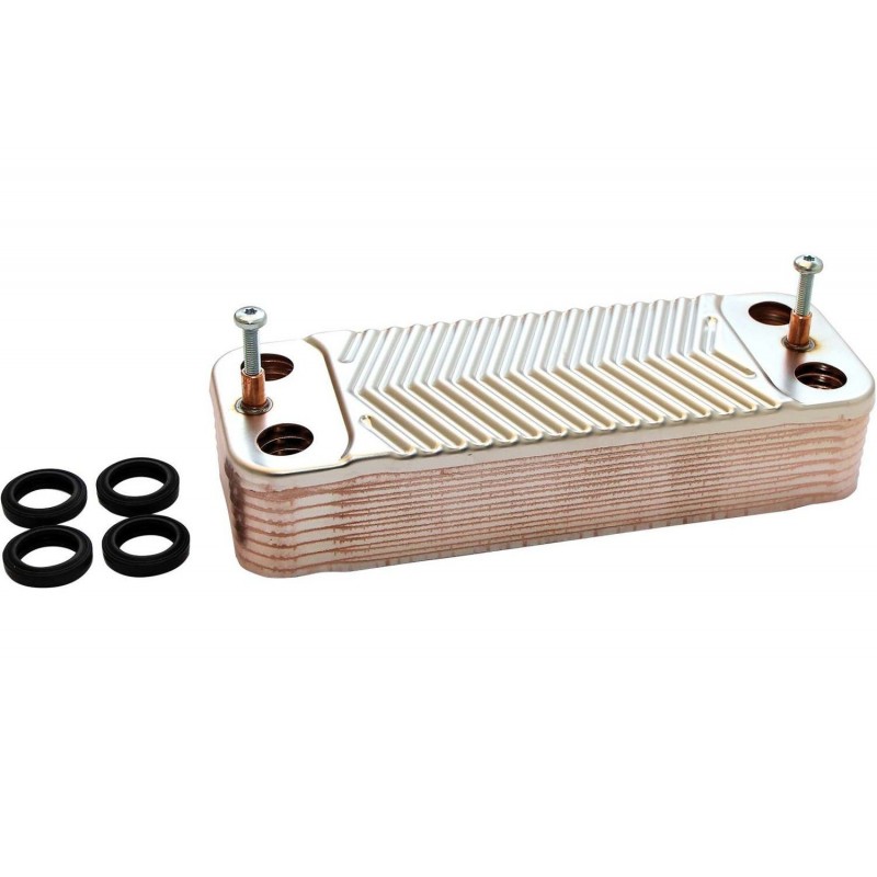 Echangeur sanitaire 16 plaques saunier duval Isotwin Réf. 5733000