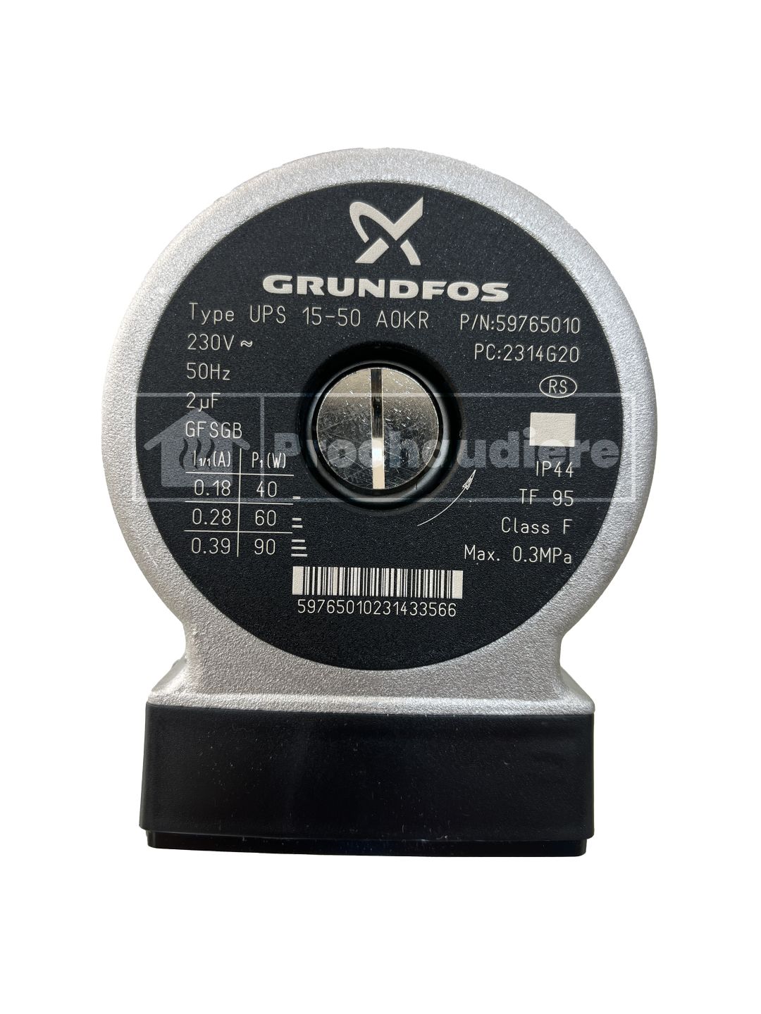 Pompe grundfos UPS 15-50H6 AOK R POUR CHAUDIÈRE FACOFRI