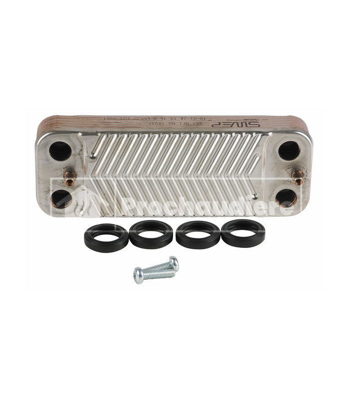 ECHANGEUR SANITAIRE 12 PLAQUE POUR SAUNIER DUVAL S1016600